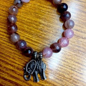 Elephant stretchy bracelet